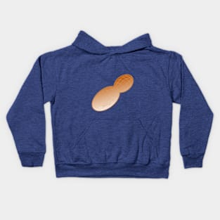 Nuts are brown Kids Hoodie